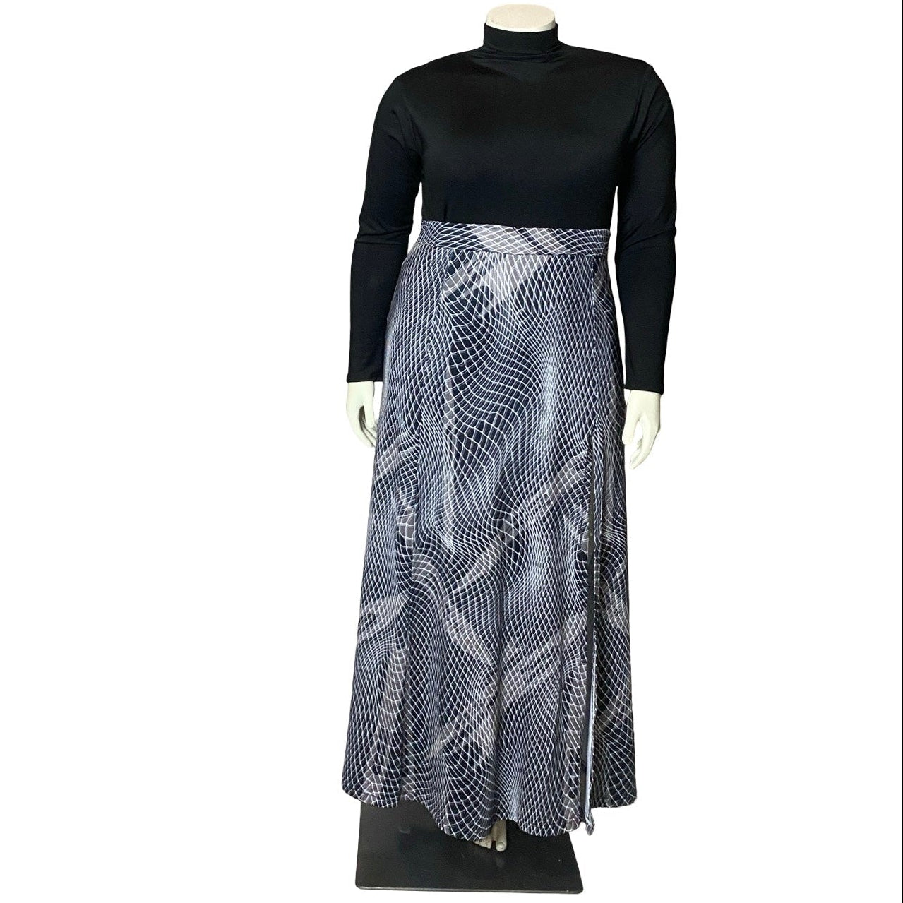 HIʻA FLARE SKIRT W/SLIT