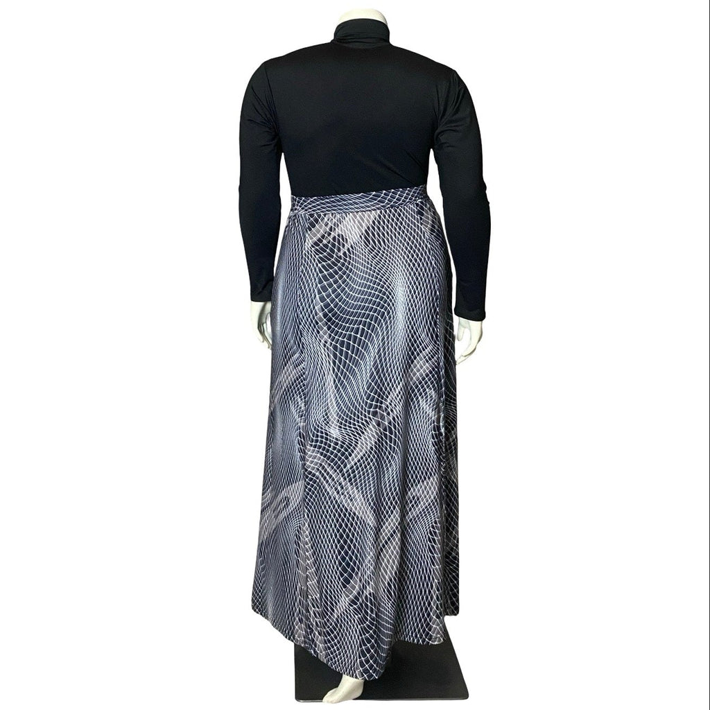 HIʻA FLARE SKIRT W/SLIT