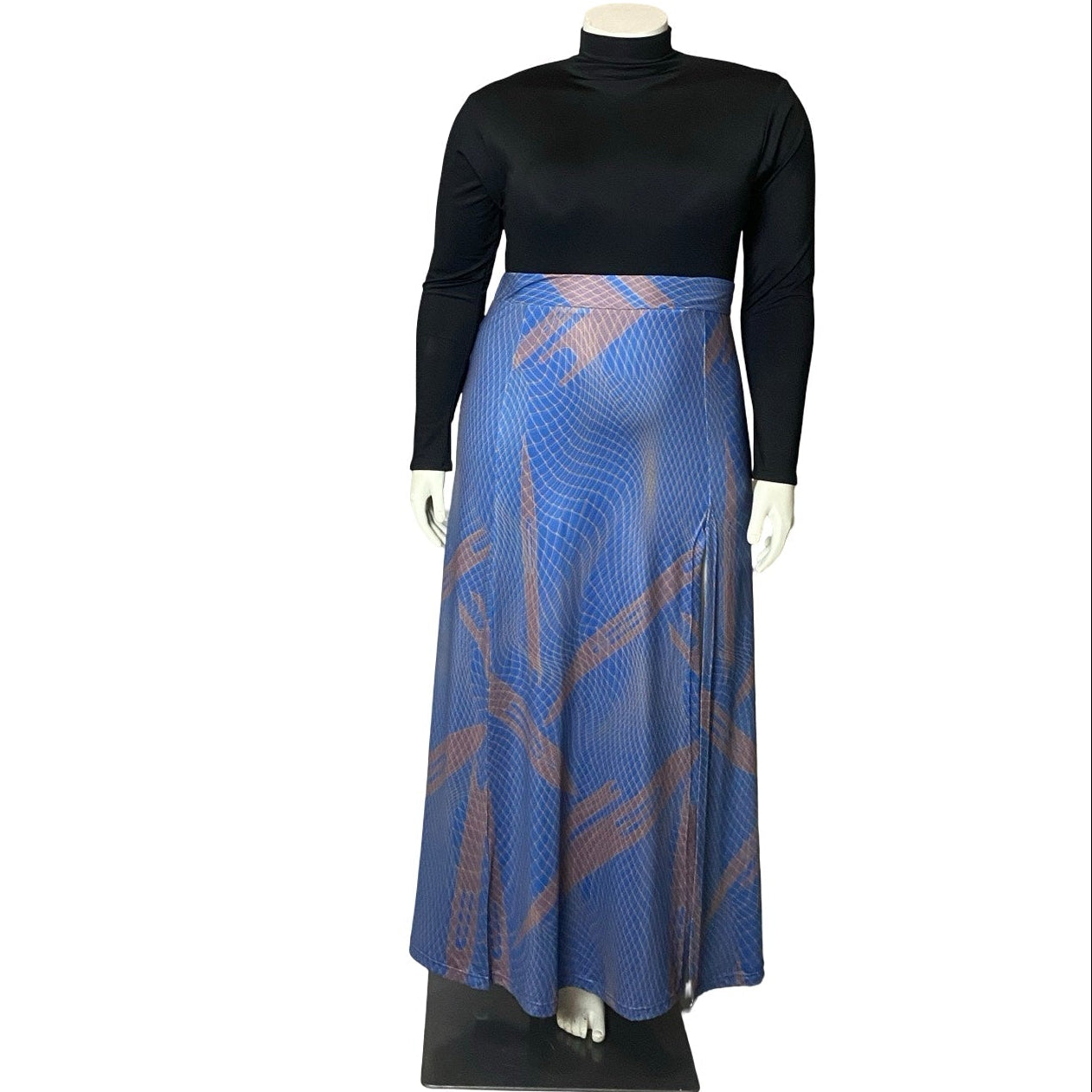 HIʻA FLARE SKIRT W/SLIT