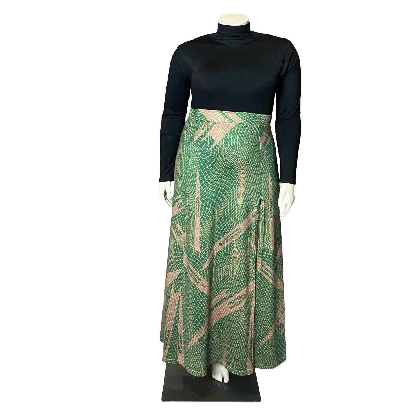 HIʻA FLARE SKIRT W/SLIT