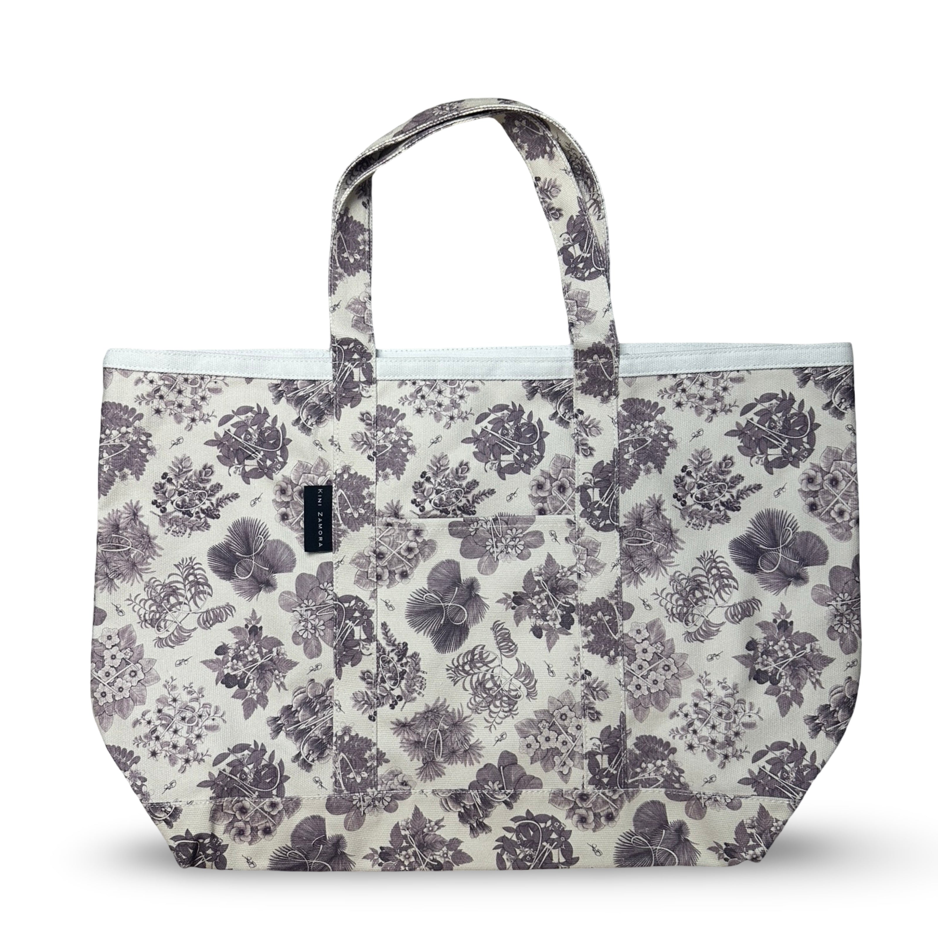 TOILE PI`APA, LARGE CANVAS BAG