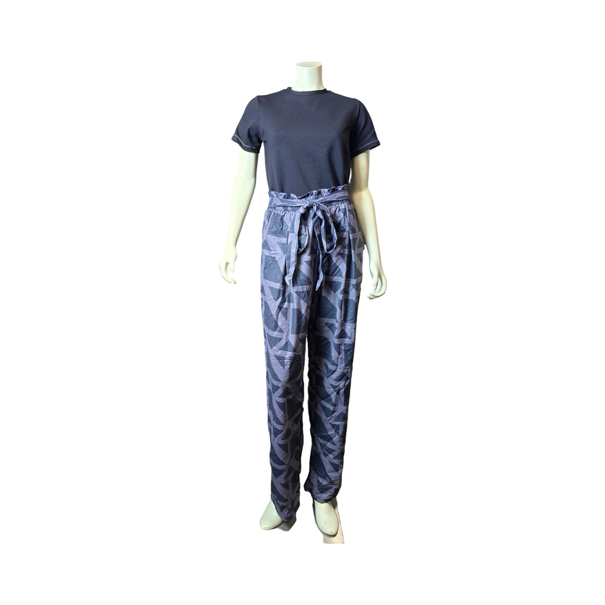 KZ MONOGRAM, BLACK, PANT