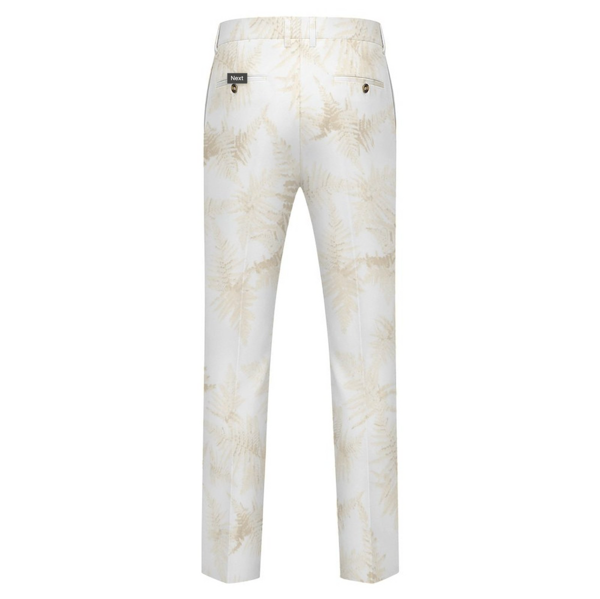 PALAPALAI, WHITE, TROUSER, 2XL