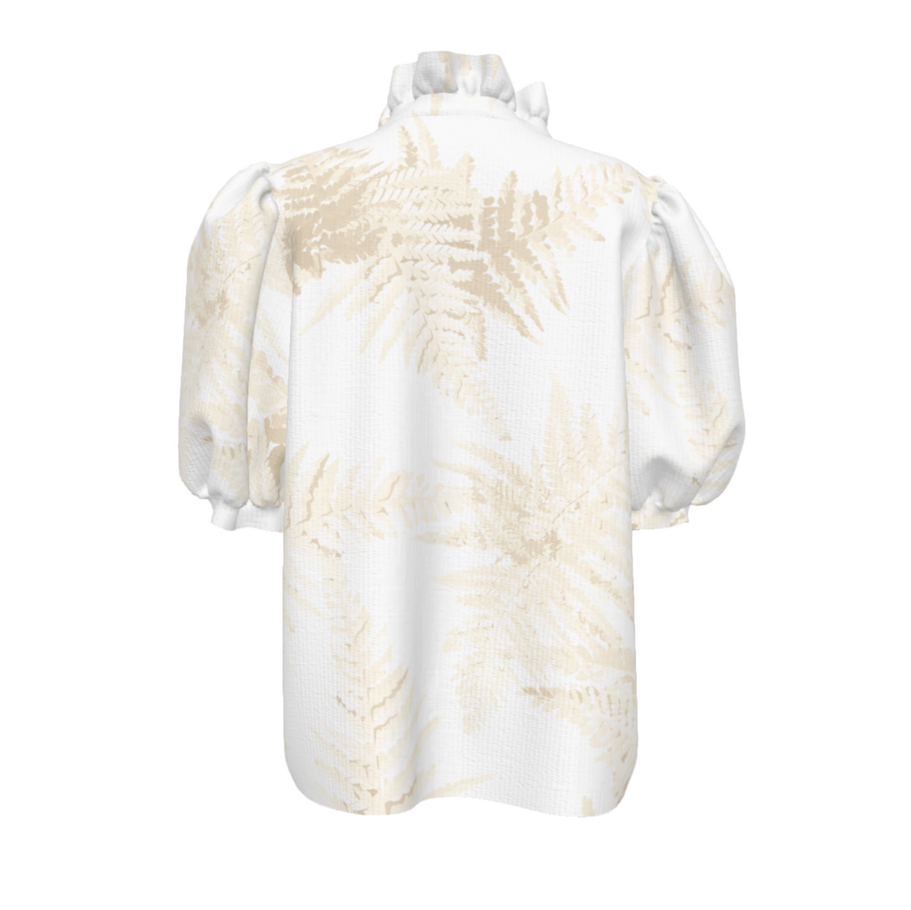 PALAPALAI, WHITE, MUʻUMUʻU TOP, 2X